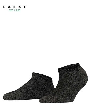 Falke Shiny Sneaker socks Zokni Női Fekete | XJUZ-90835