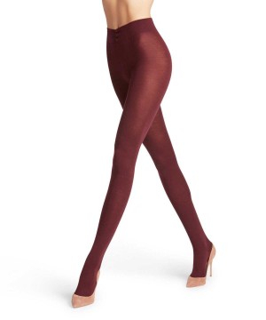 Falke Softmerino Tights Tights Női Piros | GJHI-48120