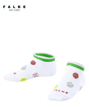 Falke Sporty Balls Sneaker socks Zokni Gyerek Fehér | CYJA-42650