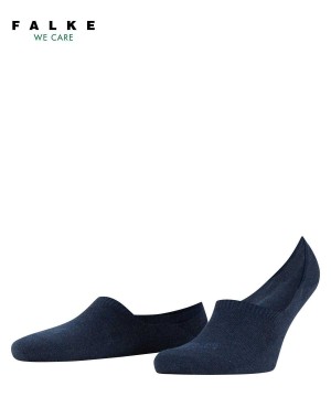 Falke Step High Cut Invisibles No Show Socks Férfi Kék | YAMB-31829