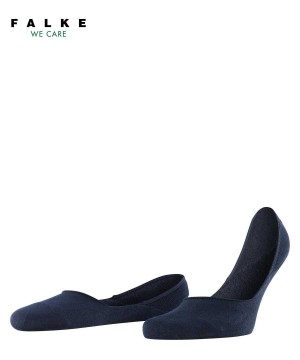 Falke Step Medium Cut Box Invisibles No Show Socks Férfi Kék | BZVW-53247