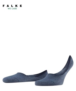 Falke Step Medium Cut Invisibles No Show Socks Férfi Kék | NZRT-43751