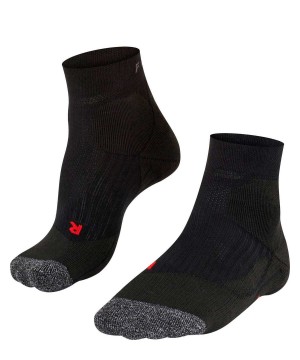 Falke TE2 Short Tennis Short sock Sports Socks Női Fekete | UYFK-04159