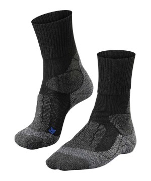 Falke TK1 Adventure Cool Trekking Socks Zokni Férfi Fekete | PWAB-01834