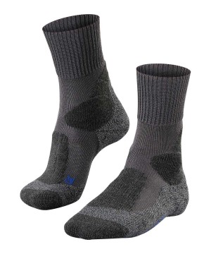 Falke TK1 Adventure Cool Trekking Socks Zokni Férfi Szürke | OJQB-20935