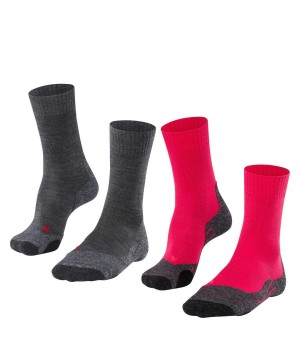 Falke TK2 Explore 2-Pack Socks Sports Socks Női Multicolored | YSEJ-93681