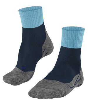 Falke TK2 Explore Cool Short Trekking Short sock Sports Socks Női Kék | JZUR-89547