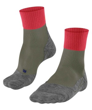 Falke TK2 Explore Cool Short Trekking Short sock Sports Socks Női Zöld | XUGI-14098