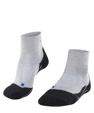 Falke TK2 Explore Cool Short Trekking Short sock Sports Socks Női Szürke | YSPG-87290