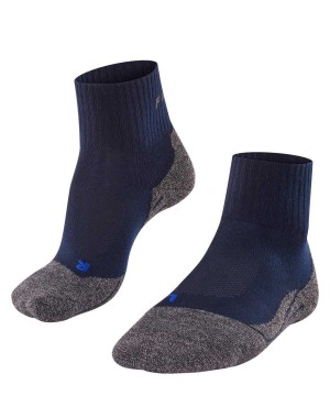 Falke TK2 Explore Cool Short Trekking Short sock Sports Socks Női Kék | GLWT-85739