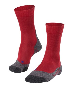 Falke TK2 Explore Cool Trekking Socks Sports Socks Női Piros | ATKM-49701