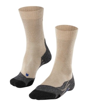 Falke TK2 Explore Cool Trekking Socks Sports Socks Női Bézs | TPZW-63208