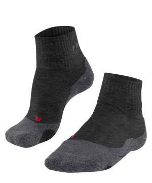 Falke TK2 Explore Short Trekking Short sock Sports Socks Női Szürke | SIBZ-40578