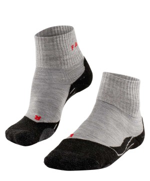 Falke TK2 Explore Short Trekking Short sock Sports Socks Női Szürke | FDQU-96815