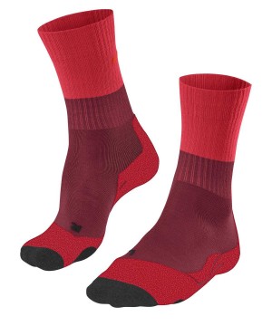 Falke TK2 Explore Trekking Socks Sports Socks Női Piros | OARS-04259