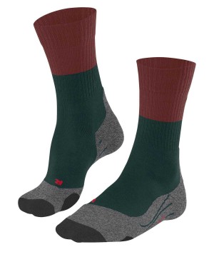 Falke TK2 Explore Trekking Socks Zokni Férfi Zöld | KBCG-65184