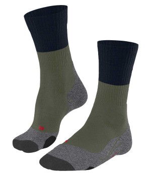 Falke TK2 Explore Trekking Socks Zokni Férfi Zöld | EOXC-76025