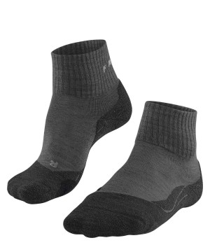 Falke TK2 Explore Wool Short Trekking Short sock Sports Socks Női Szürke | SOUM-45981