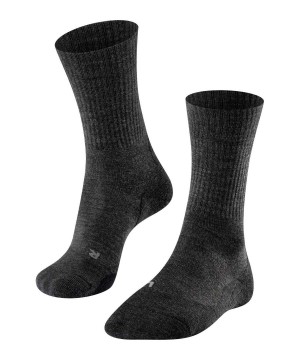 Falke TK2 Explore Wool Trekking Socks Zokni Férfi Szürke | HQSJ-58624