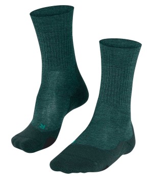 Falke TK2 Explore Wool Trekking Socks Zokni Férfi Zöld | EGZF-14986