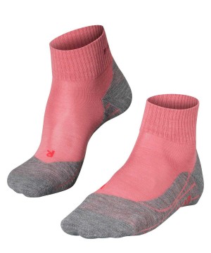 Falke TK5 Wander Short Trekking Short sock Sports Socks Női Piros | JYWI-47082