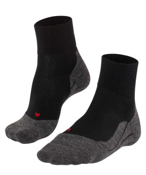 Falke TK5 Wander Wool Short Trekking Short sock Sports Socks Női Fekete | YCLW-42380