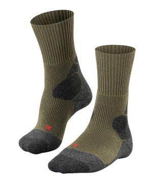 Falke TK-X Expedition Trekking Socks Zokni Férfi Zöld | OQDV-28459