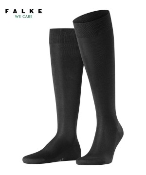 Falke Tiago Knee-high Socks Zokni Férfi Fekete | IXPE-46582