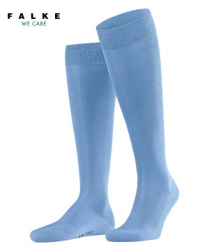 Falke Tiago Knee-high Socks Zokni Férfi Kék | UWNS-29034