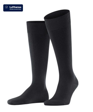 Falke Ultra Energizing Knee-high Socks Zokni Férfi Fekete | TAFG-47312