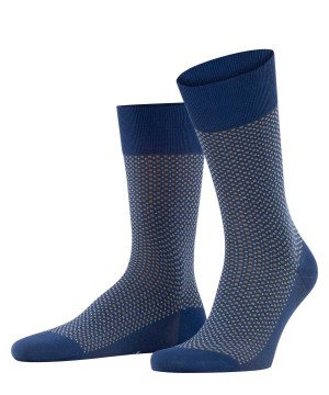 Falke Uptown Tie Socks Zokni Férfi Kék | PLVA-28605