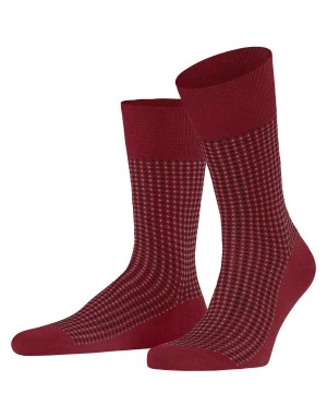 Falke Uptown Tie Socks Zokni Férfi Piros | BTGF-63524