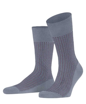 Falke Uptown Tie Socks Zokni Férfi Szürke | FOHE-71653