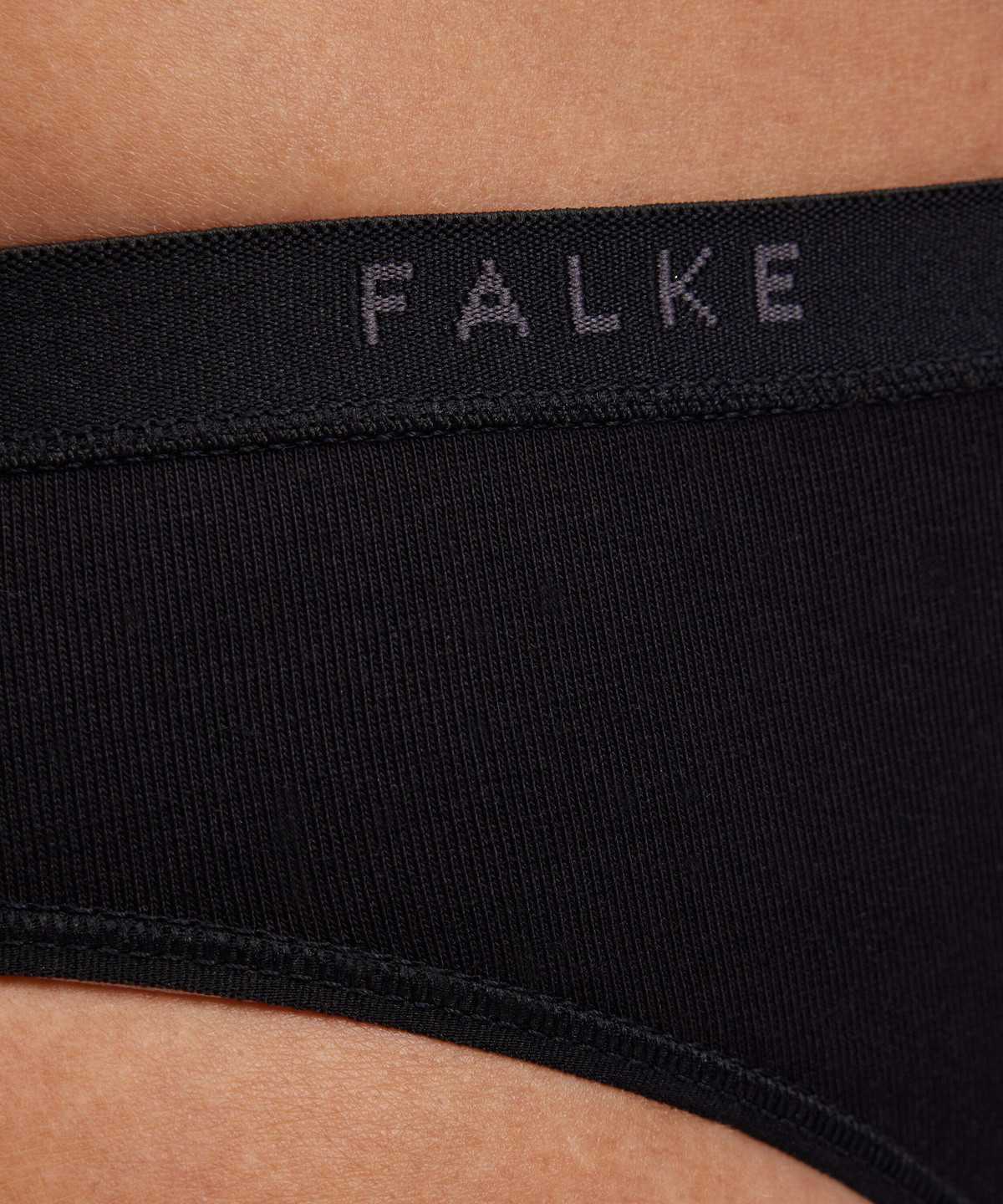 Falke 2-Pack Thong Daily Comfort Panties & Slips Női Fekete | KIZV-28631