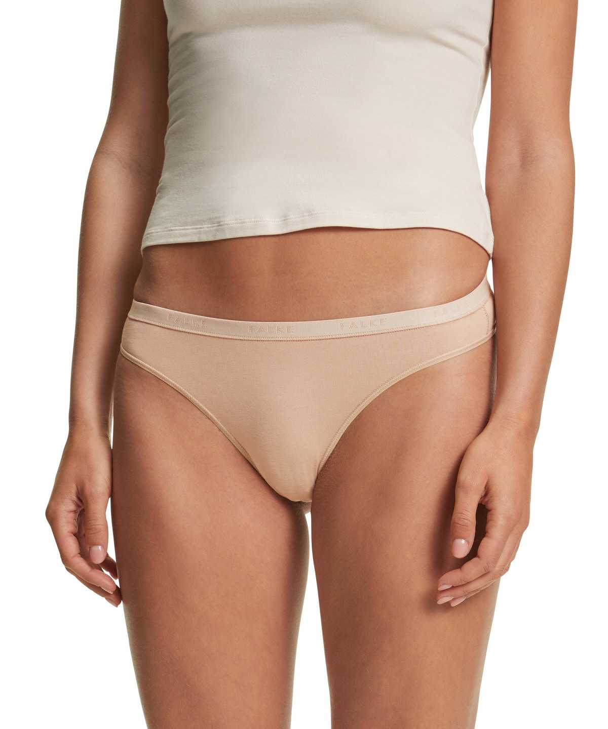 Falke 2-Pack Thong Daily Comfort Panties & Slips Női Barna | FEZA-57802