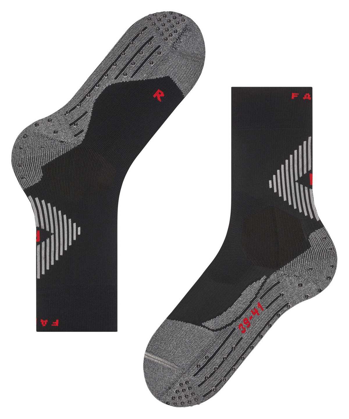 Falke 4GRIP Stabilizing Socks Sports Socks Női Fekete | VQGS-02964