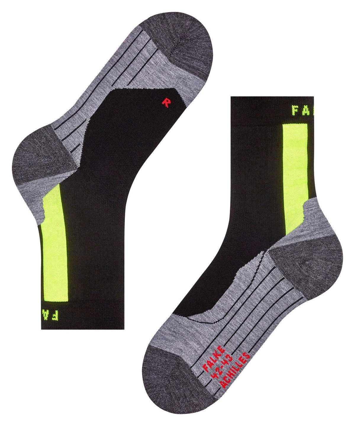 Falke Achilles Socks Health Zokni Férfi Fekete | ZVIR-40179