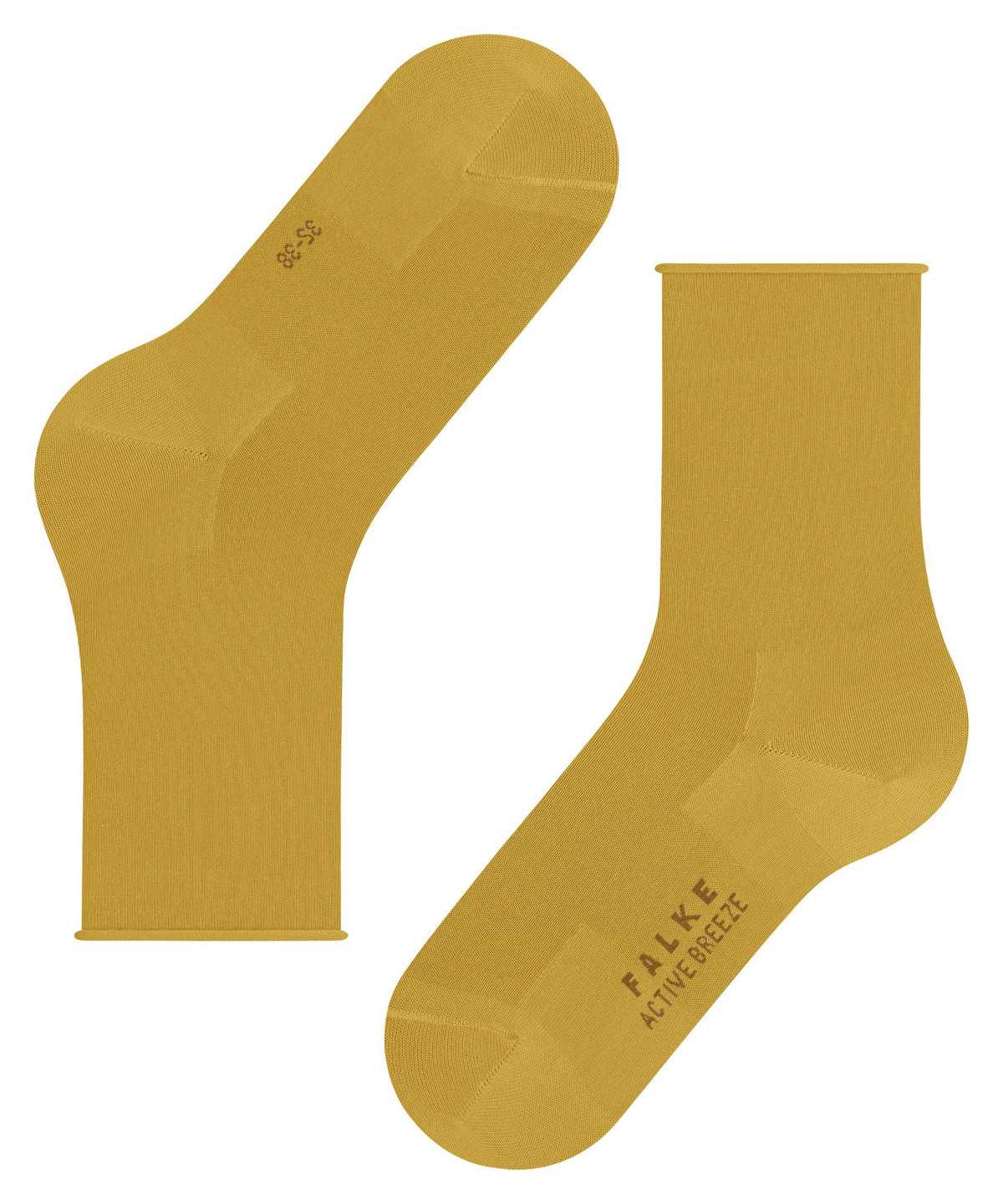 Falke Active Breeze Socks Zokni Női Sárga | OVHM-08965