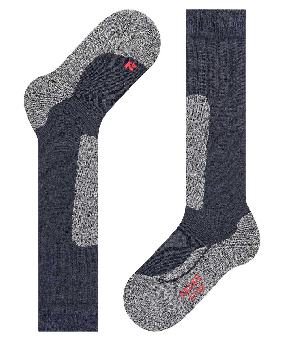 Falke Active Ski Knee-high Socks Zokni Gyerek Kék | VZBD-43861