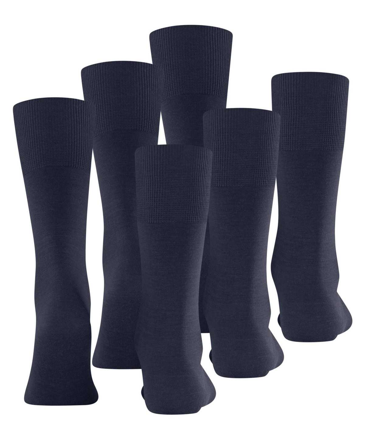 Falke Airport 3-Pack Socks Zokni Férfi Kék | TIFE-96258