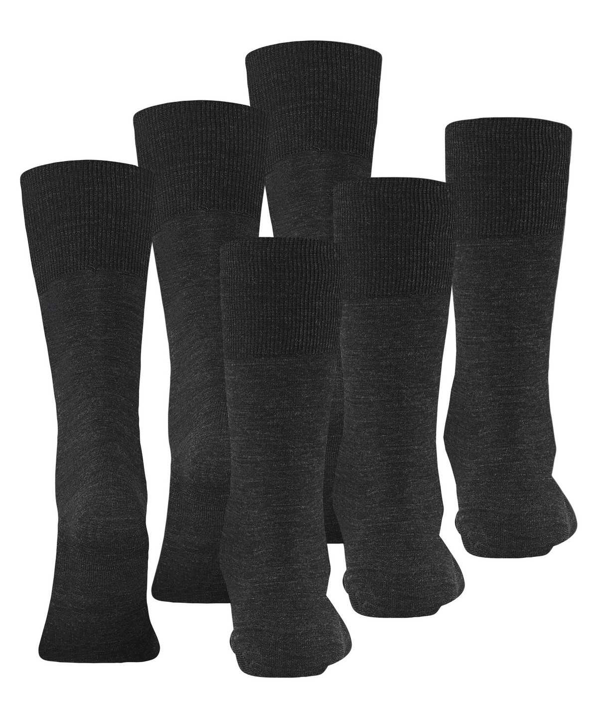 Falke Airport 3-Pack Socks Zokni Férfi Szürke | ITYB-64521