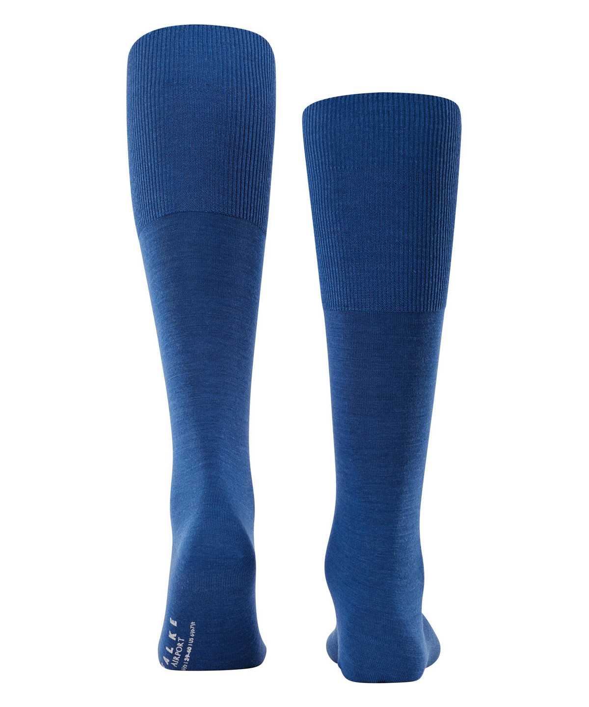 Falke Airport Knee-high Socks Zokni Férfi Kék | KUZA-05283