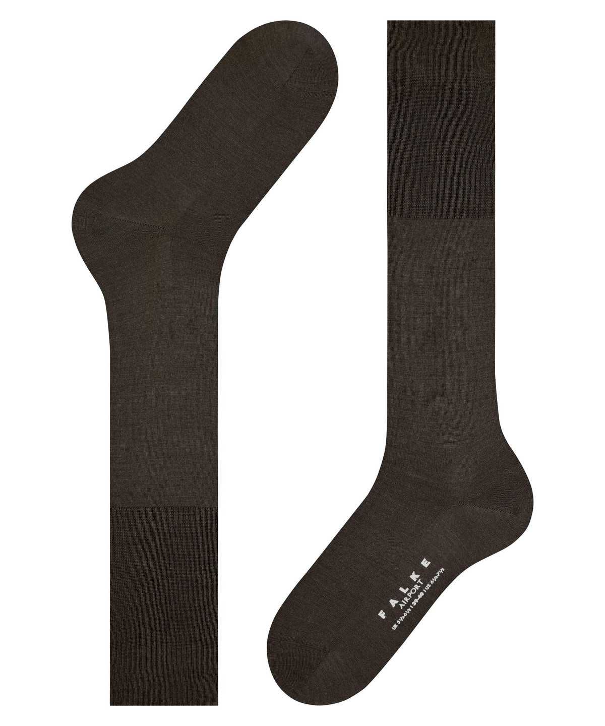 Falke Airport Knee-high Socks Zokni Férfi Barna | UJME-06843