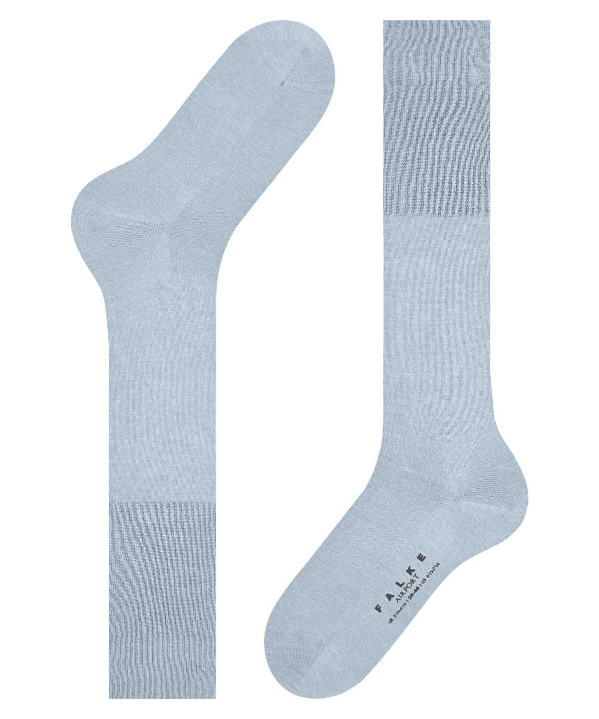 Falke Airport Knee-high Socks Zokni Férfi Kék | AOIT-49738