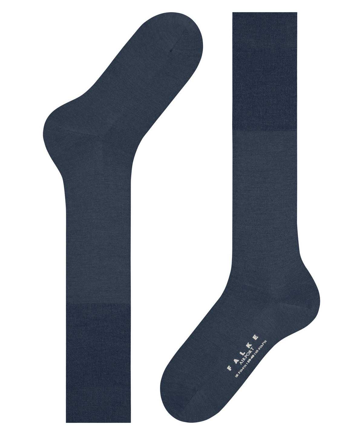 Falke Airport Knee-high Socks Zokni Férfi Kék | UONB-08397