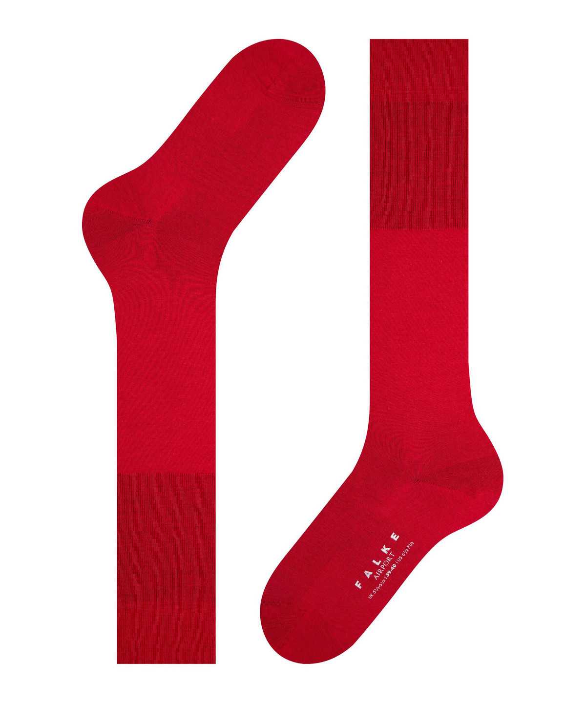 Falke Airport Knee-high Socks Zokni Férfi Piros | HFKQ-73685