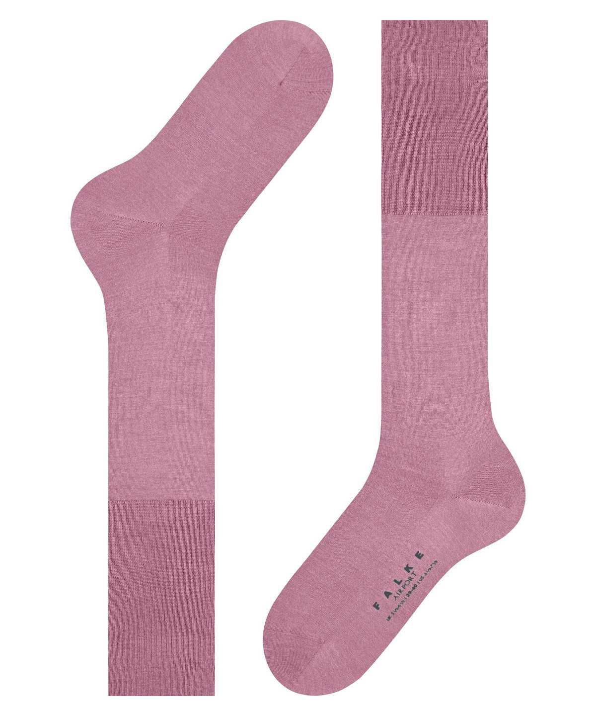 Falke Airport Knee-high Socks Zokni Férfi Rózsaszín | QMHB-86720