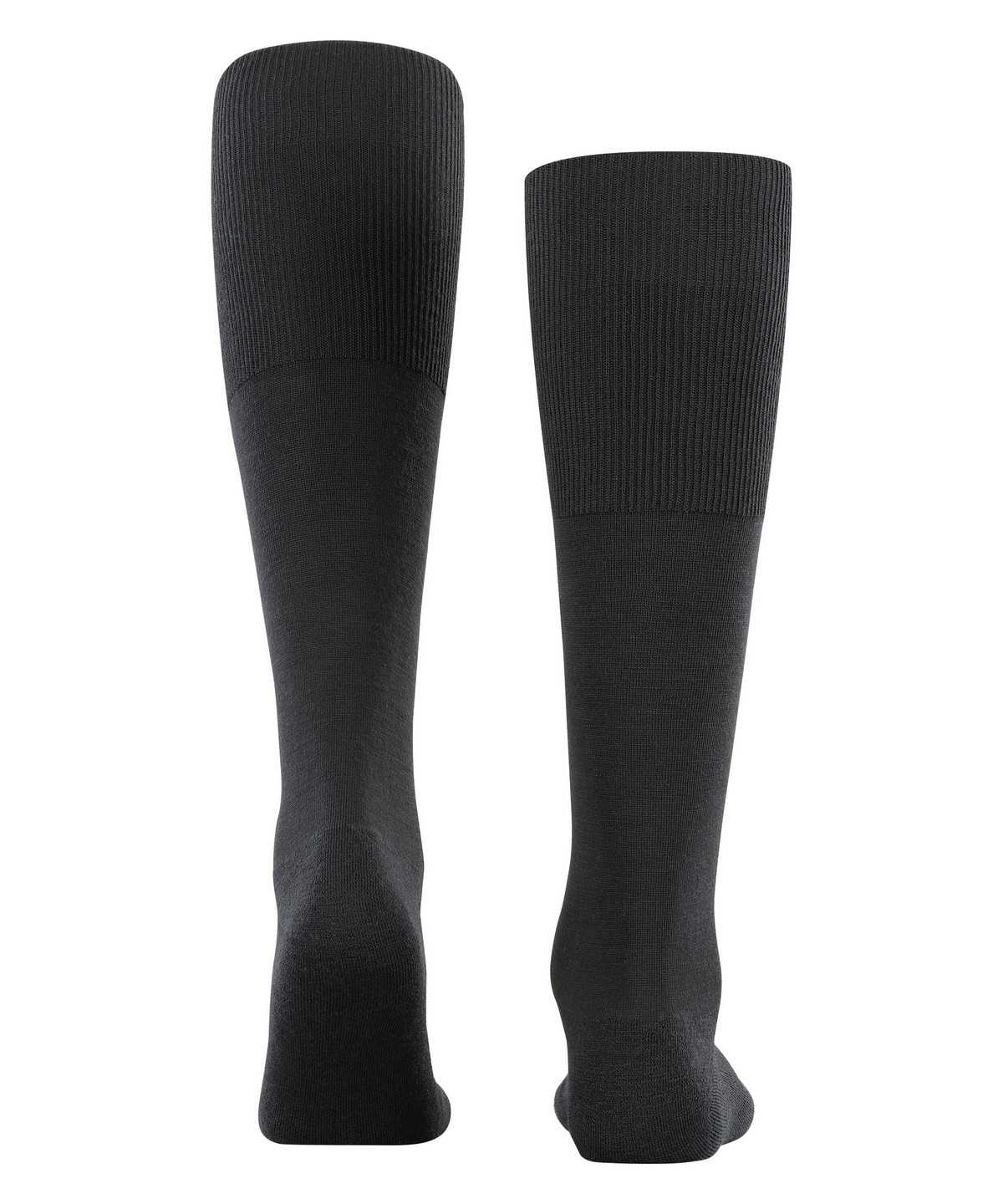 Falke Airport Plus Knee-high Socks Zokni Férfi Fekete | BRYC-78493