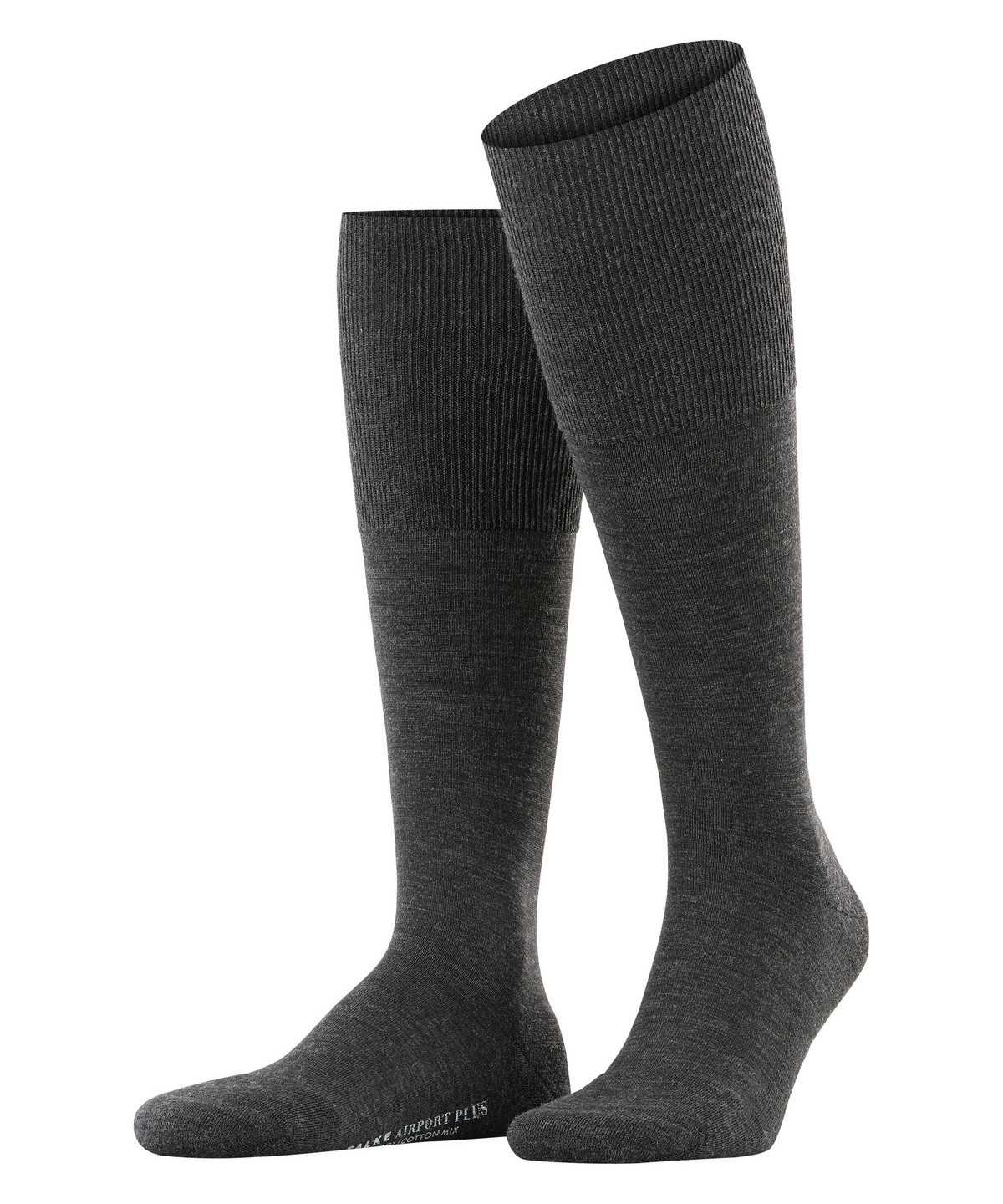 Falke Airport Plus Knee-high Socks Zokni Férfi Szürke | SACH-36725