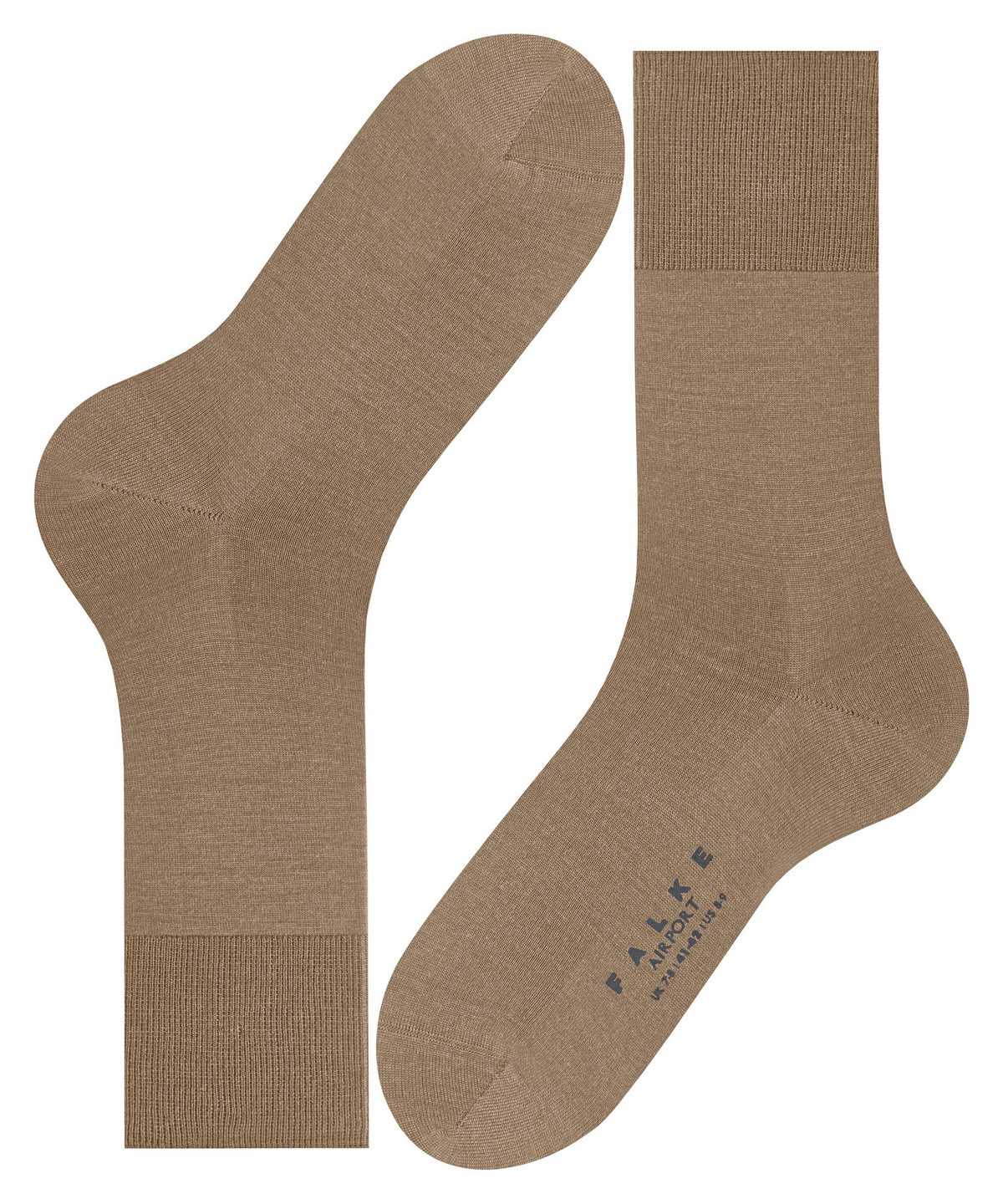 Falke Airport Socks Zokni Férfi Barna | FVLX-49876